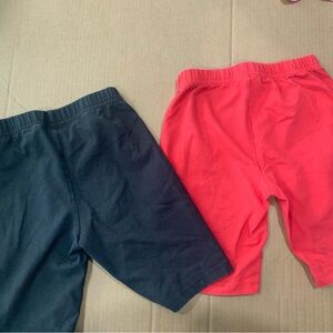 Hanna Andersson Black and Red bike cheer  Shorts 120 6/7 girls